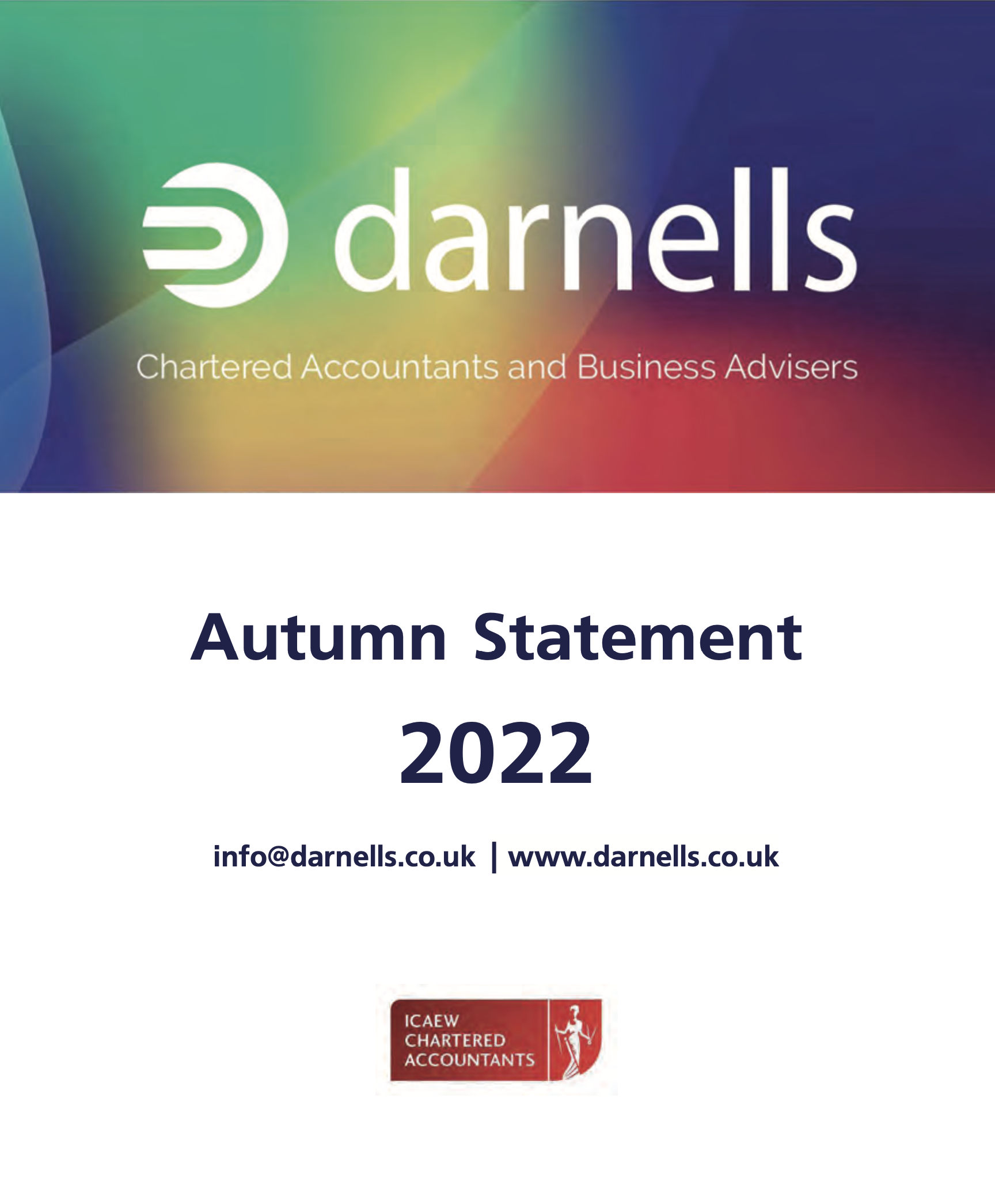 Autumn Statement 2022 Cover