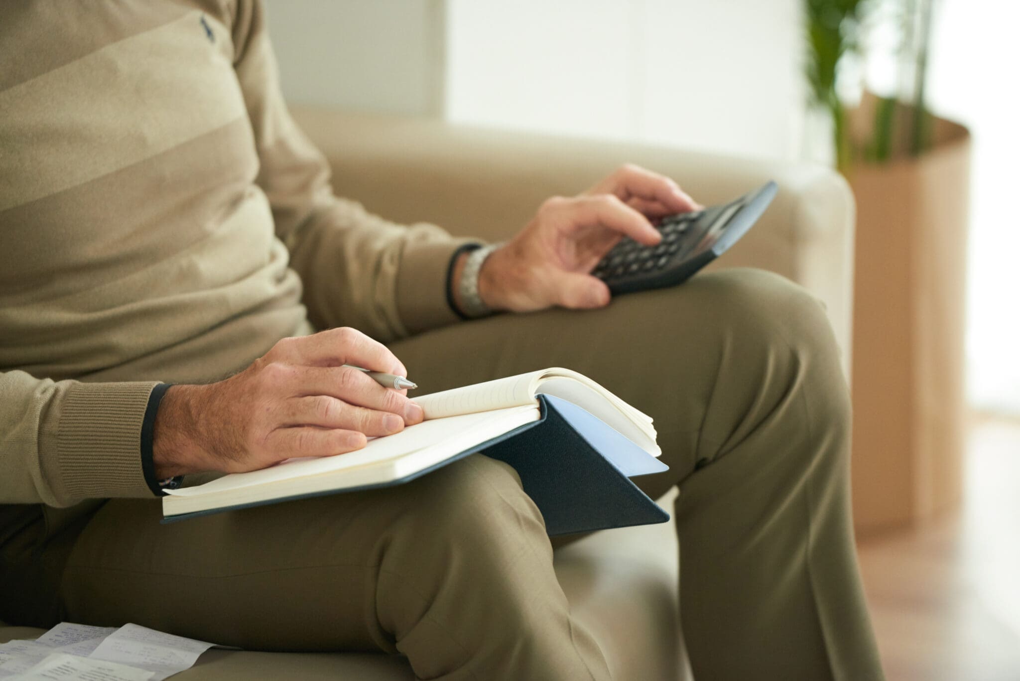 Someone reading a book